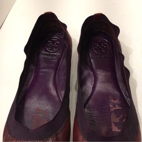 Tory Burch Caroline ballet flats Purple Size 7 - Picture 9 of 13